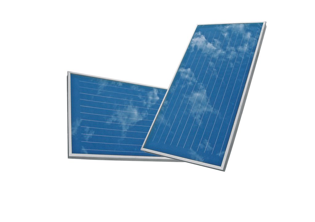 Collettore solare termico vetrato